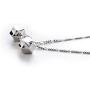 Fit Selection Star Dumbbell Necklace Sterling Silver Fitness Jewelry Barbell Charm Gym Pendant