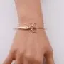Minimalist Shears Scissor Bangle Stacking Adjustable Wire Bracelet for Hairdresser Minimalist Shears Scissor Bangle Stacking Adjustable Wire Bracelet for Hairdresser