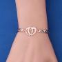 FAADBUK Christian Gifts Christian Bracelet Psalm 46:5 God is Within Her She Will Not Fall Jewelry Bracelet Religious Gift Jewelry for Women Girls