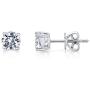 SERAFINA ❤️ Women’s Earrings and Pendant Necklace Set | White Sapphire Earrings and Necklace | 925 Sterling Silver | Elegant Silver Pendant and Stud Earring Set for Her