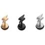JOYID Lightning Stud Earrings Flat Back Screw Piercing Titanium steel Fade Resistant Punk Hip hop Jewelry for Men Women