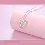 YinShan S925 Sterling Silver Heart Necklace for Women Girls Jewelry Engraved Always in My Heart/I Love You to The Moon And Back Pendant Necklaces Girlfriend, Mother Birthday YinShan S925 Sterling Silver Heart Necklace for Women Girls Jewelry Engraved Always in My Heart/I Love You to The Moon And Back Pendant Necklaces Girlfriend, Mother Birthday