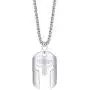 Spartan Helmet Necklace for Men | 24” Long Rolo Chain Stainless Steel | Men’s Accessory Gemstone Necklaces Spartan Helmet Necklace for Men | 24” Long Rolo Chain Stainless Steel | Men’s Accessory Gemstone Necklaces