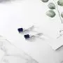 Gem Stone King 925 Sterling Silver Blue Simulated Sapphire Womens Earrings, 5.40 Cttw, Emerald Cut 9X7MM Gem Stone King 925 Sterling Silver Blue Simulated Sapphire Womens Earrings, 5.40 Cttw, Emerald Cut 9X7MM