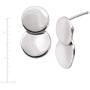 Silpada Droplet Double Disc Drop Earrings in Rhodium-Plated Sterling Silver