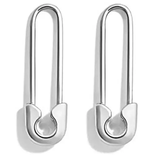 Extra Large Safety Pin Earrings for Women Girls Punk Accessories Piercing Earrings Extra Large Safety Pin Earrings for Women Girls Punk Accessories Piercing Earrings