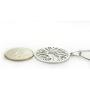 Phylogenetic Tree Necklace, 20'' Chain, Pure 304 Stainless Steel, Evolutionary Biology Tree of Life Ancestry Origin Jewelry