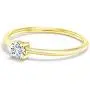 Gem Stone King 10K Yellow Gold Lab Grown Diamond Women Solitaire Engagement Ring (0.17 Ct Round G-H Color Available in size 5, 6, 7, 8, 9) Gem Stone King 10K Yellow Gold Lab Grown Diamond Women Solitaire Engagement Ring (0.17 Ct Round G-H Color Available in size 5, 6, 7, 8, 9)