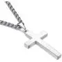 P. BLAKE Stainless Steel Cross Pendant Necklace for Men Boys Jewelry Gift, Chain Necklace 24 Inch P. BLAKE Stainless Steel Cross Pendant Necklace for Men Boys Jewelry Gift, Chain Necklace 24 Inch