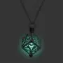 YAZILIND Luminous Life Tree Hollow Cube Lockets Aromatherapy Essential Oil Diffuser Pendant Sweater Clavicle Chain Necklace Birthday Jewelry