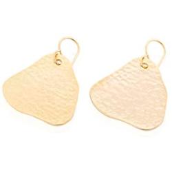 NIEVOS JEWELRY 24k Gold Plated Earring 24k Gold Plated Amorphic Earring Classic For Her Made By Women Gift Jewelry Handmade Designer Love