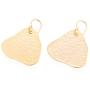 NIEVOS JEWELRY 24k Gold Plated Earring 24k Gold Plated Amorphic Earring Classic For Her Made By Women Gift Jewelry Handmade Designer Love