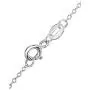 Disney Frozen Fine Silver Plated Blue Snowflake Pendant Necklace, 18'' Chain Disney Frozen Fine Silver Plated Blue Snowflake Pendant Necklace, 18'' Chain