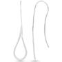 LeCalla Sterling Silver Jewelry Light Weight Drop Shape Dangler Earrings for Women