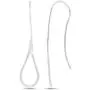LeCalla Sterling Silver Jewelry Light Weight Drop Shape Dangler Earrings for Women