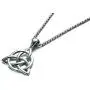 Mealguet Jewelry Stainless Steel Irish Celtic Triquetra Triangle Trinity Knot Pendant Necklaces for Men, 24'' Rolo Chain Mealguet Jewelry Stainless Steel Irish Celtic Triquetra Triangle Trinity Knot Pendant Necklaces for Men, 24'' Rolo Chain