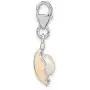 925 Sterling Silver Amore La Vita Rh Pl Enameled Sea Shell Mermaid Nautical Jewelry Freshwater Cultured Pearl Pendant Charm Necklace Seashore Seashell Oyster Fine Jewelry For Women Gifts For Her