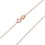 River Island Sterling Silver 1 mm Rolo Chain Size 14-36'' | Available in Silver, Rose and Yellow Gold