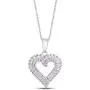 Victoria Townsend Cubic Zirconia Open Heart Pendant Necklace for Women (18'' Chain) Victoria Townsend Cubic Zirconia Open Heart Pendant Necklace for Women (18'' Chain)