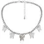 The Woos Butterfly Necklace Tennis Chain Butterfly Choker Bling Iced Out Rhinestones Butterfly Necklace for Women Girl Geometry Rock Hip Hop Jewelry The Woos Butterfly Necklace Tennis Chain Butterfly Choker Bling Iced Out Rhinestones Butterfly Necklace for Women Girl Geometry Rock Hip Hop Jewelry