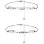Inspirational Link Bracelet Motivational Mantra Stainless Steel Engraved Quote Jewelry Gift for Women Men Girls
