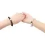 EnjoIt Distance Bracelet Black Matte Agate & White Howlite Energy Stone Beads Bracelet Set Couple Bracelet EnjoIt Distance Bracelet Black Matte Agate & White Howlite Energy Stone Beads Bracelet Set Couple Bracelet
