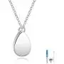 Cremation Jewelry 925 Sterling Silver Teardrop Keepsake Memorial Jewelry for Men Women Urn Necklace for Ashes Cremation Jewelry 925 Sterling Silver Teardrop Keepsake Memorial Jewelry for Men Women Urn Necklace for Ashes