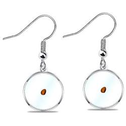 Mustard Seed Earrings Real Mustard Seed Faith Gifts Mustard Seed Jewelry for Women Christian Gifts Religious Inspirational Gifts