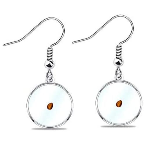 Mustard Seed Earrings Real Mustard Seed Faith Gifts Mustard Seed Jewelry for Women Christian Gifts Religious Inspirational Gifts