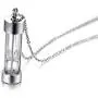 VNOX Memorial Jewellery Stainless Steel Glass Hourglass Shapes Urn Cremation Pendant Necklace,Gold Plated VNOX Memorial Jewellery Stainless Steel Glass Hourglass Shapes Urn Cremation Pendant Necklace,Gold Plated