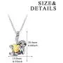 YAFEINI Sloth Gifts Sterling Silver Sloth Pendant Necklace Heart Animal Jewelry for Women and Men Gifts YAFEINI Sloth Gifts Sterling Silver Sloth Pendant Necklace Heart Animal Jewelry for Women and Men Gifts