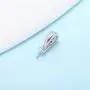 LGSY 925 Sterling Silver Simple CZ Pearl Bail Pendants for Pearl Jewely Making, Design Pendant Fitting for Fashion Jewlery