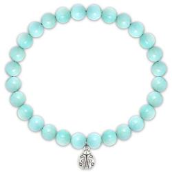 SOLINFOR Coworker Leaving Gifts for Women - Amazonite Beads Farewell Bracelet - Retirement Moving Away Goodbye Going Away New Job Good Luck Jewelry Gift Idea for Her Friends Boss