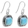 YoTreasure 1.30'' Larimar Dangle Earrings Solid 925 Sterling Silver Jewelry YoTreasure 1.30'' Larimar Dangle Earrings Solid 925 Sterling Silver Jewelry