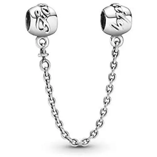 Pandora Jewelry Family Forever Safety Chain Sterling Silver Charm Pandora Jewelry Family Forever Safety Chain Sterling Silver Charm