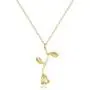 Fettero Rose Necklace for Women Gold Flower Pendant Dainty Chain 14K Gold Plated Minimalist Simple Vintage Jewelry Gift Fettero Rose Necklace for Women Gold Flower Pendant Dainty Chain 14K Gold Plated Minimalist Simple Vintage Jewelry Gift