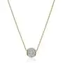 10k Swarovski Crystal Slide Ball Pendant Necklace, 18'' 10k Swarovski Crystal Slide Ball Pendant Necklace, 18''