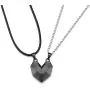 2pcs Custom Heart Shape Magnetic Couple Necklace for Him & Her Wishing Stone Matching Love Friendship Distance Puzzle Attracting Pendant for Men Women Valentine’s Day Fathers Day Christmas Gift 2pcs Custom Heart Shape Magnetic Couple Necklace for Him & Her Wishing Stone Matching Love Friendship Distance Puzzle Attracting Pendant for Men Women Valentine’s Day Fathers Day Christmas Gift
