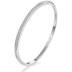 UJOY Fashion Jewelry Adjustable Silver Gold Bracelets Opening Cuff Bangle for Girls Women ABP