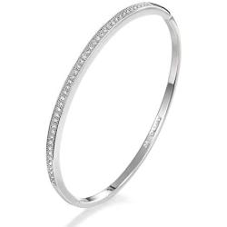 UJOY Fashion Jewelry Adjustable Silver Gold Bracelets Opening Cuff Bangle for Girls Women ABP