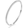 UJOY Fashion Jewelry Adjustable Silver Gold Bracelets Opening Cuff Bangle for Girls Women ABP