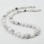 YACQ 925 Sterling Silver 6mm 8mm 10mm Gemstone Beads Necklace Earrings Sets Handcrafted Jewelry for Women