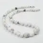 YACQ 925 Sterling Silver 6mm 8mm 10mm Gemstone Beads Necklace Earrings Sets Handcrafted Jewelry for Women YACQ 925 Sterling Silver 6mm 8mm 10mm Gemstone Beads Necklace Earrings Sets Handcrafted Jewelry for Women