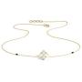 CaratLane Adveta Diamond Mangalsutra for Women 0.106 Carat (IJ-Color, SI-Clarity) in 14 K Yellow Gold with Jewelry Gift Box
