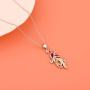 WUSUANED Phoenix Bird Necklace Fire Bird Necklace Inspirational Jewelry Gift for Women