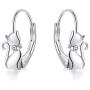 925 Sterling Silver Cute Animal Earrings Unicorn /Cat/Elephant /Panda /Owl /Coala Bear /Rabbit/dinosaur Lenerback Dangle Earrings