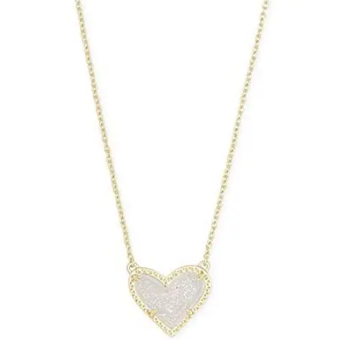 Kendra Scott Ari Heart Adjustable Length Pendant Necklace for Women, Fashion Jewelry Kendra Scott Ari Heart Adjustable Length Pendant Necklace for Women, Fashion Jewelry