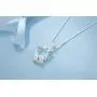 UUONLY Hello Kitty Necklace, Kitty Cat Necklace-Silver Plated Cat Pendant Necklace, Birthday Gift for Hello Kitty Fans,Women etc, 17.71''