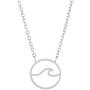 VAttract Wave Pendant Necklace Ocean Jewelry Gifts Beach Necklaces Cute Chokers for Women Teen Girls