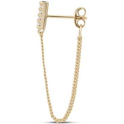 Highstreet .925 Sterling Silver dangling drop chain earrings for women | elegant design | hypoallergenic | light and easy on the ear for all day use